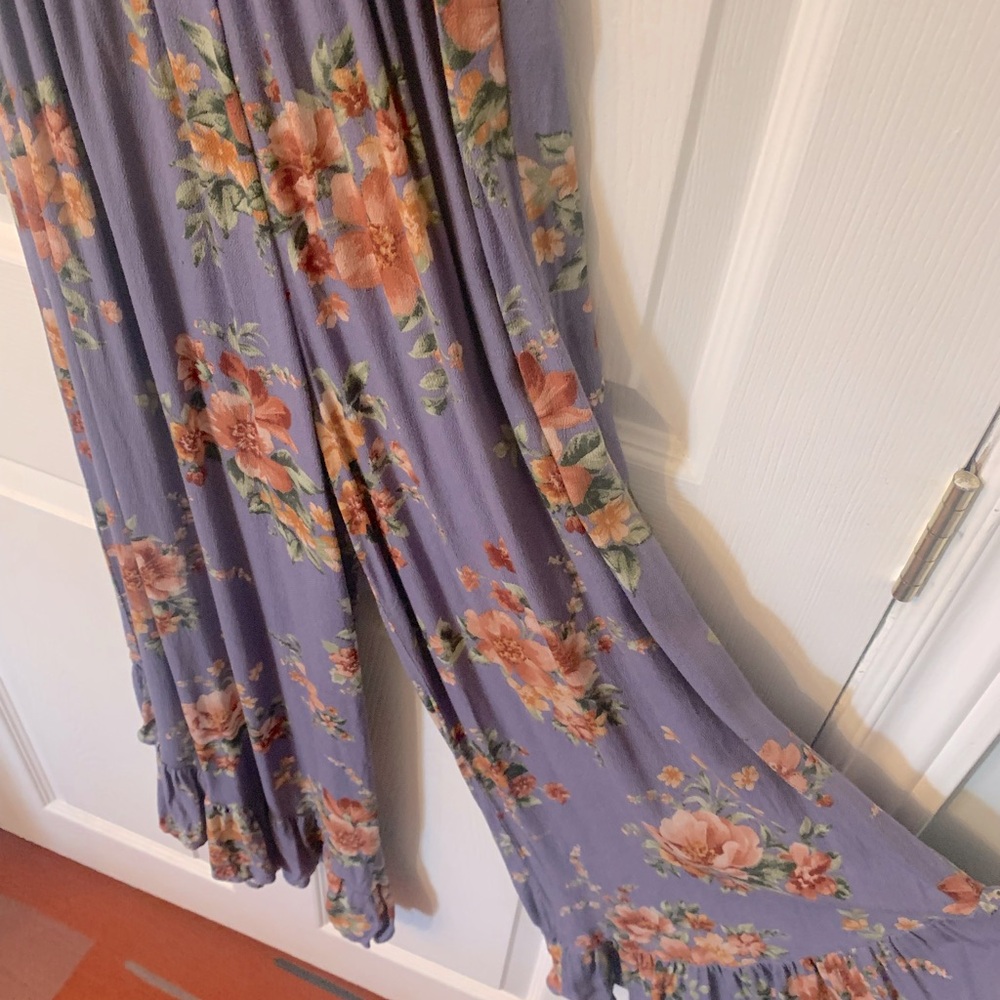 Floral wide-leg jumpsuit